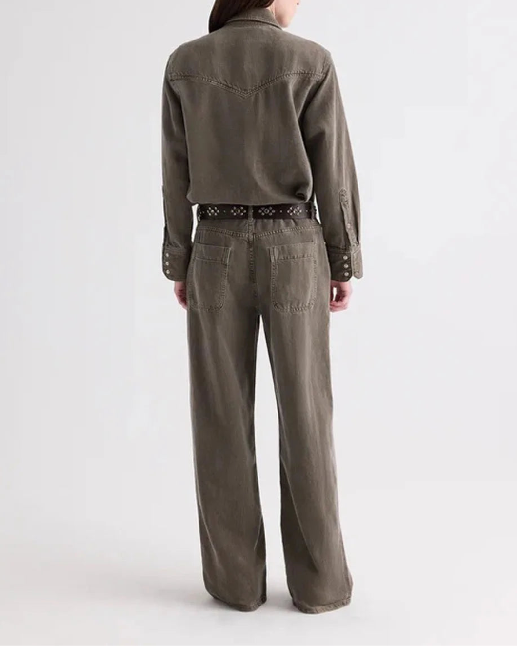 TWP Yellowstone Shirt on figure back