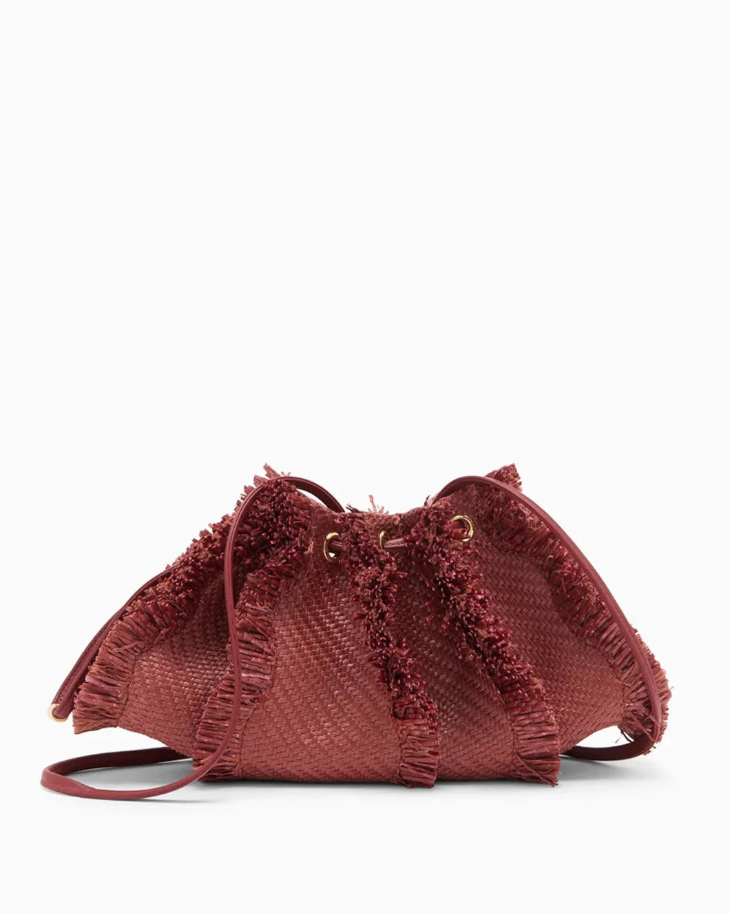 ULLA JOHNSON Charlotte Shoulder Bag Wenge front