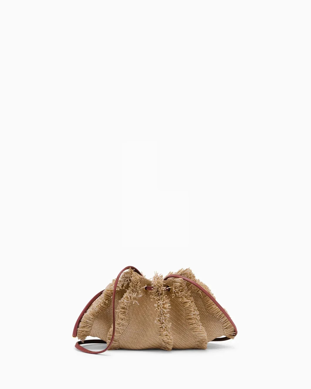 ULLA JOHNSON Adria small crossbody natural front