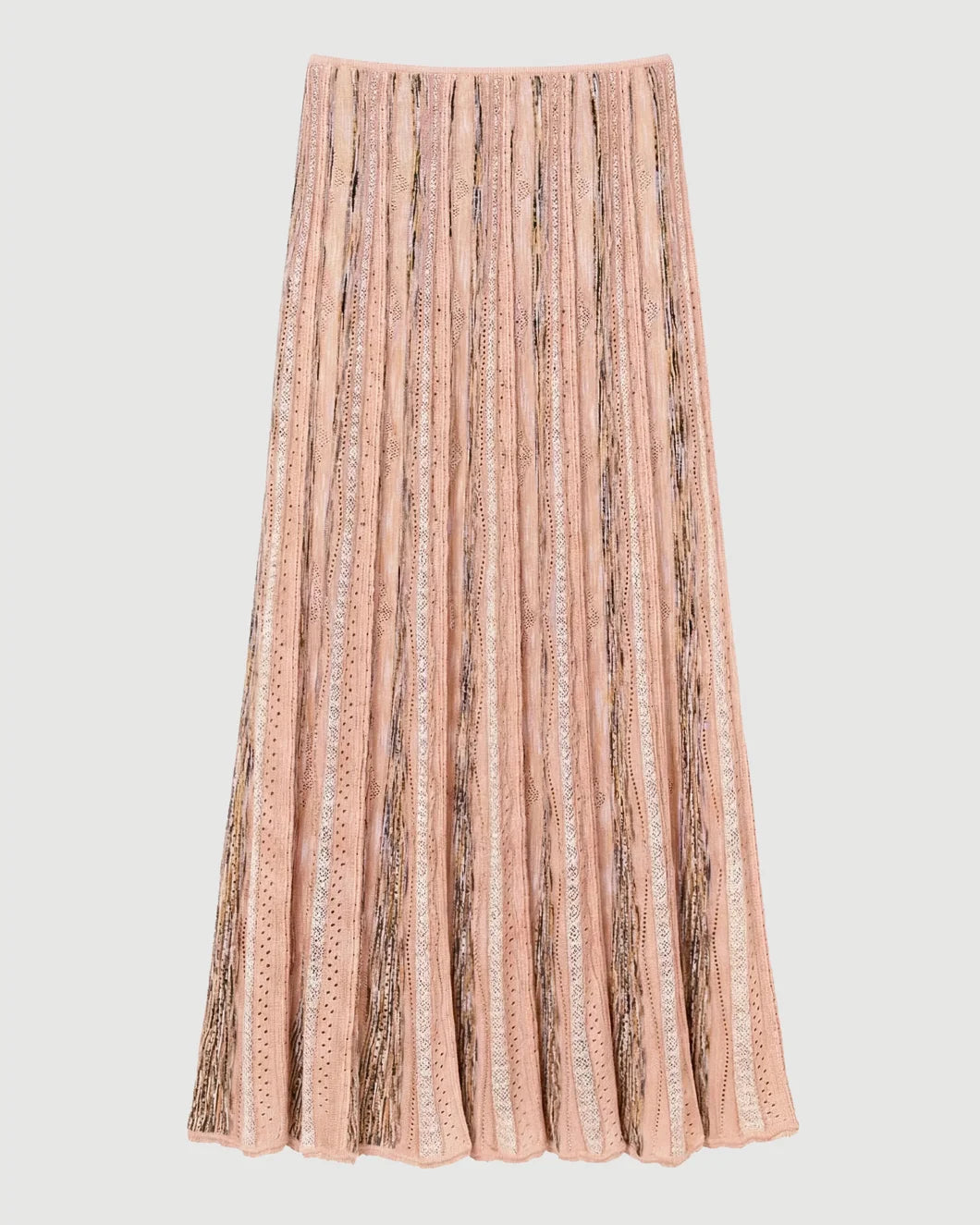 ULLA JOHNSON Clio Knit Midi Skirt isolated