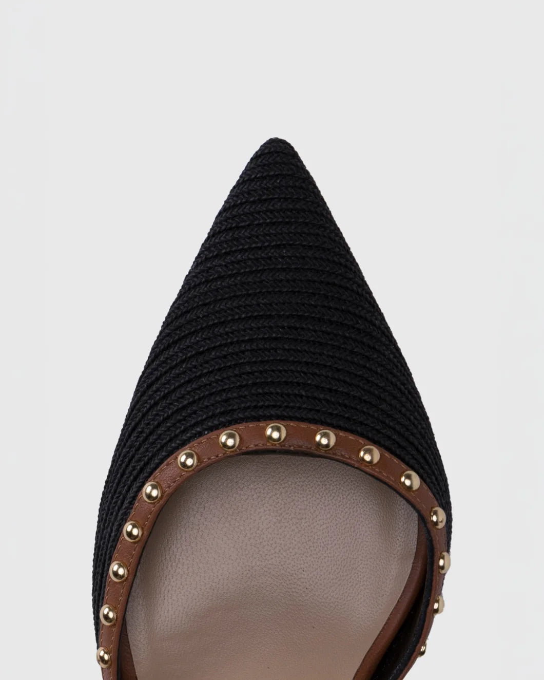 ULLA JOHNON Hera Kitten Heel black top