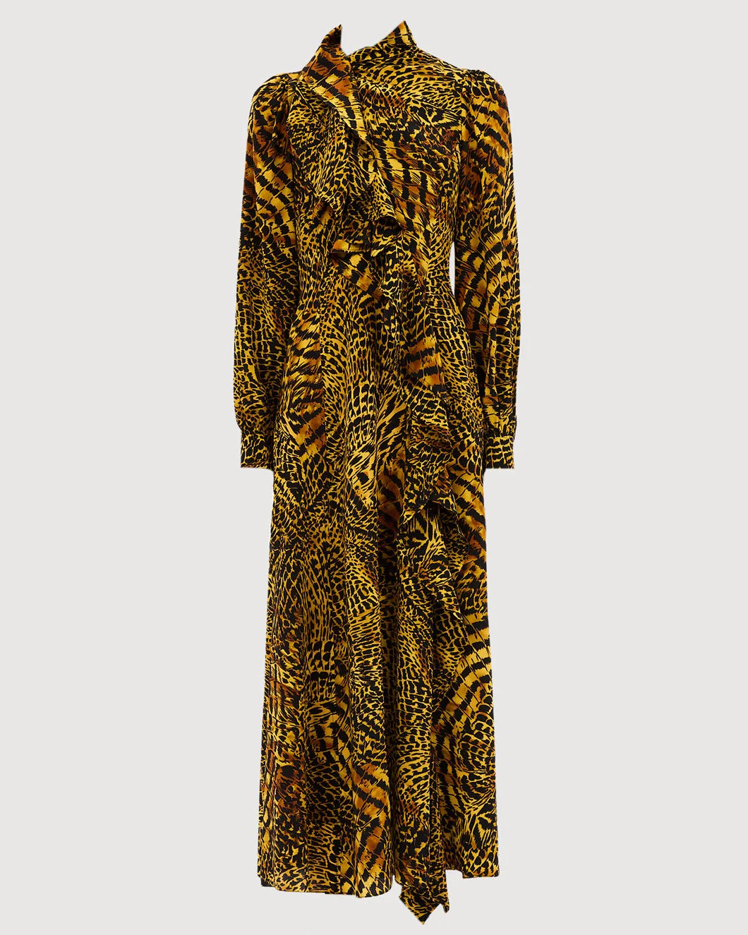 ULLA JOHNSON Sabrina Long Sleeve Dress isolated