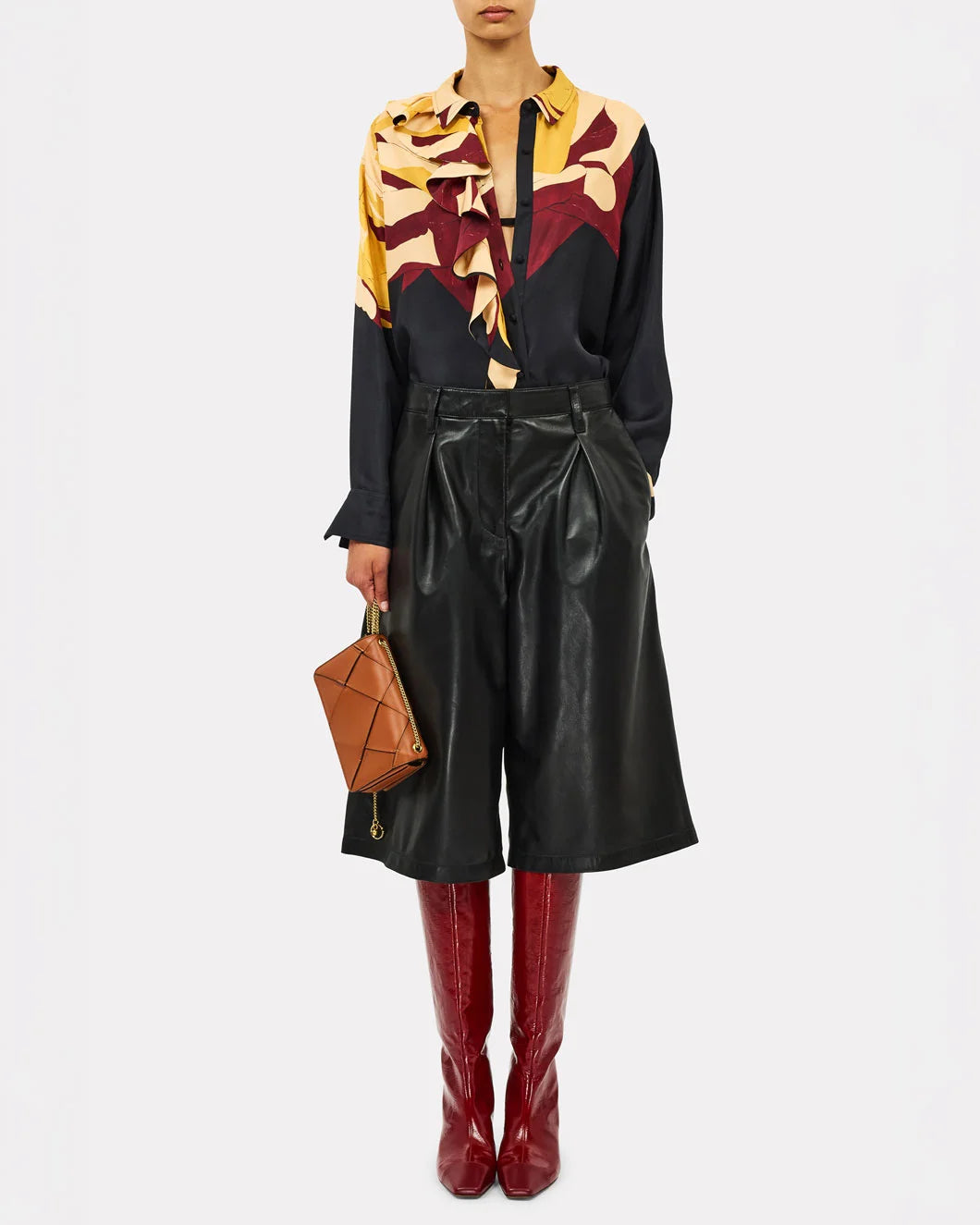 ULLA JOHNSON Study blouse on figure front 2