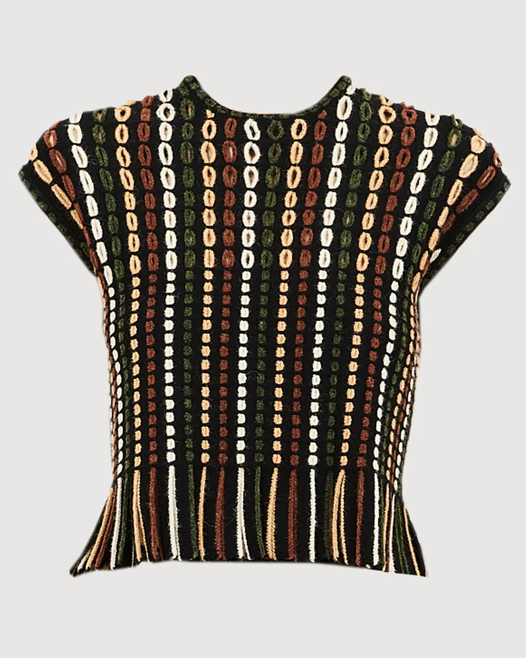 ULLA JOHNSON Natia Knit Top isolated