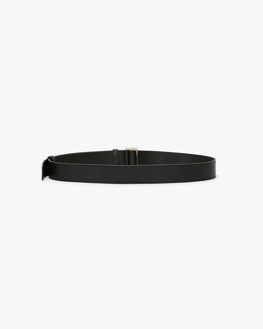 VICTORIA BECKHAM Dorian Tuxedo Belt In Black Soft Leather back