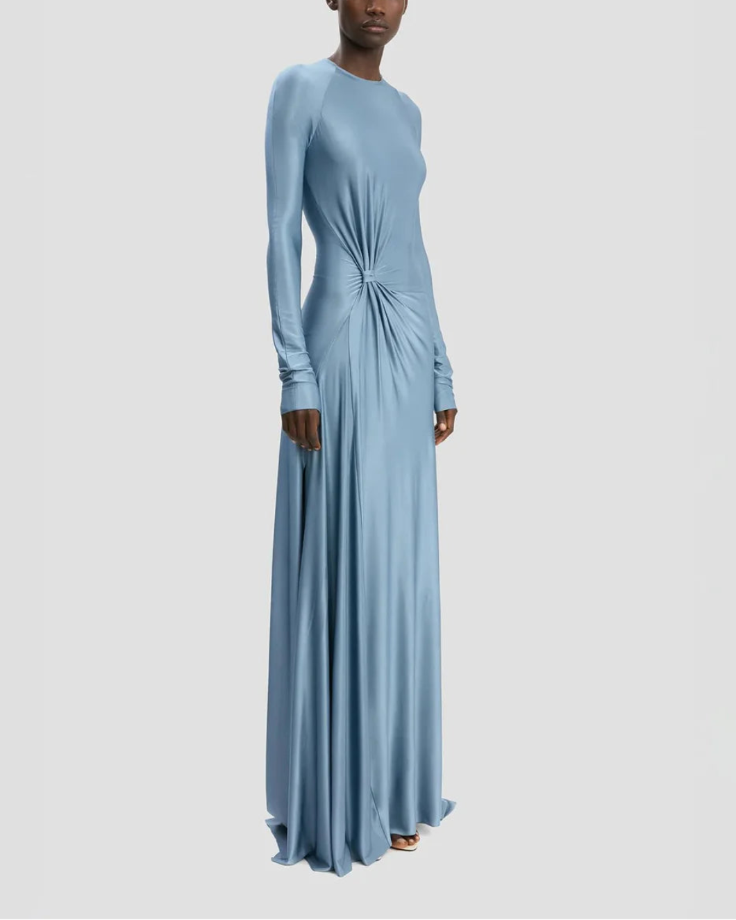 VICTORIA BECKHAM twist waist gown stone on figure ide