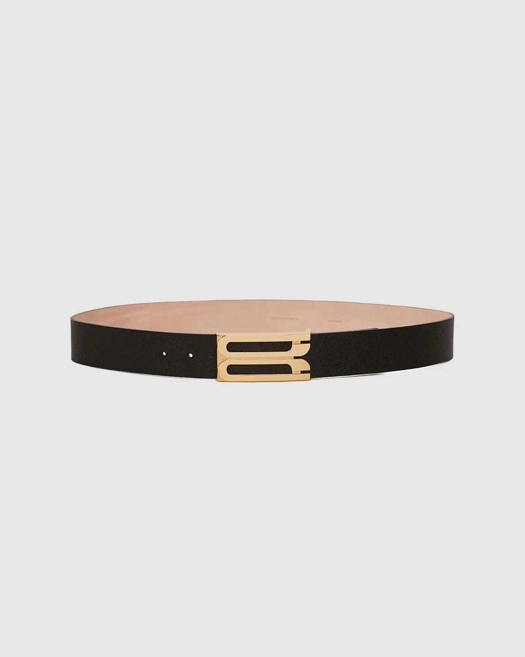 VICTORIA BECKHAM Dorian Jumbo Frame Belt black isolated