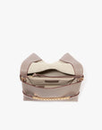 victoria beckham chain pouch with strap taupe4