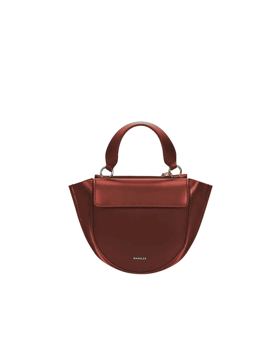 WANDLER hortensia bag piccola palissander glaze front isolated