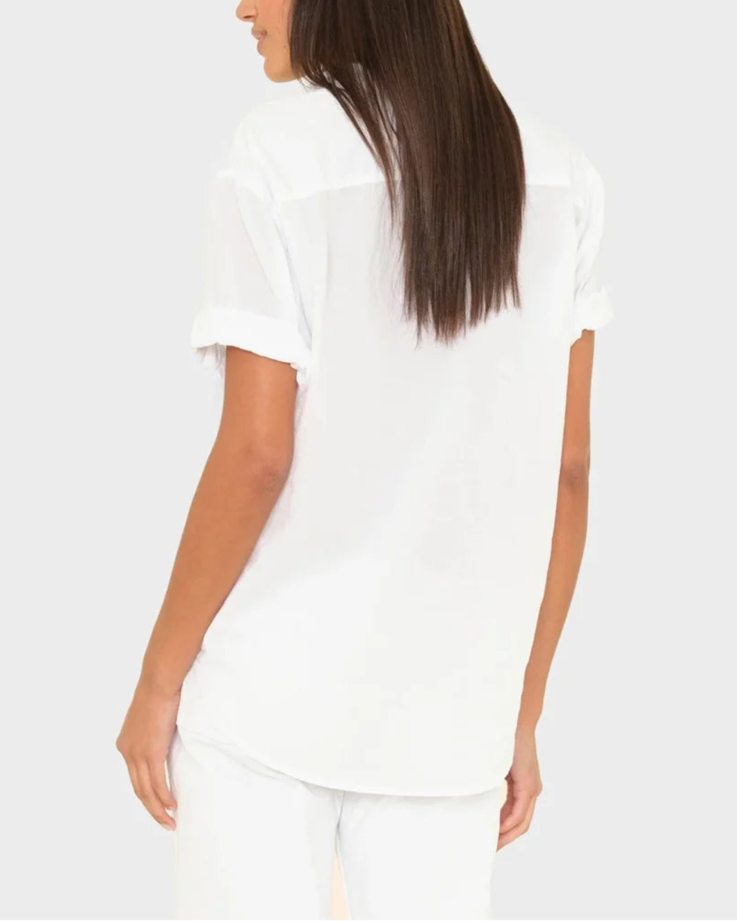 XIRENA Channing Shirt white on figure back