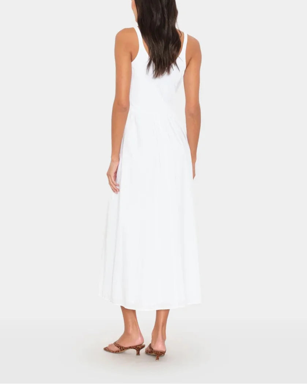 XIRENA Fallon Dress white on figure back