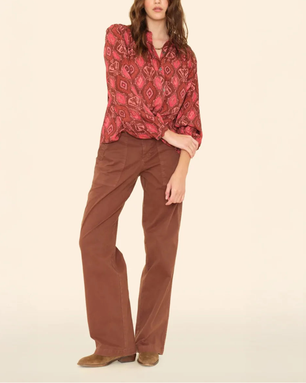 xirena florian pant java on figure front