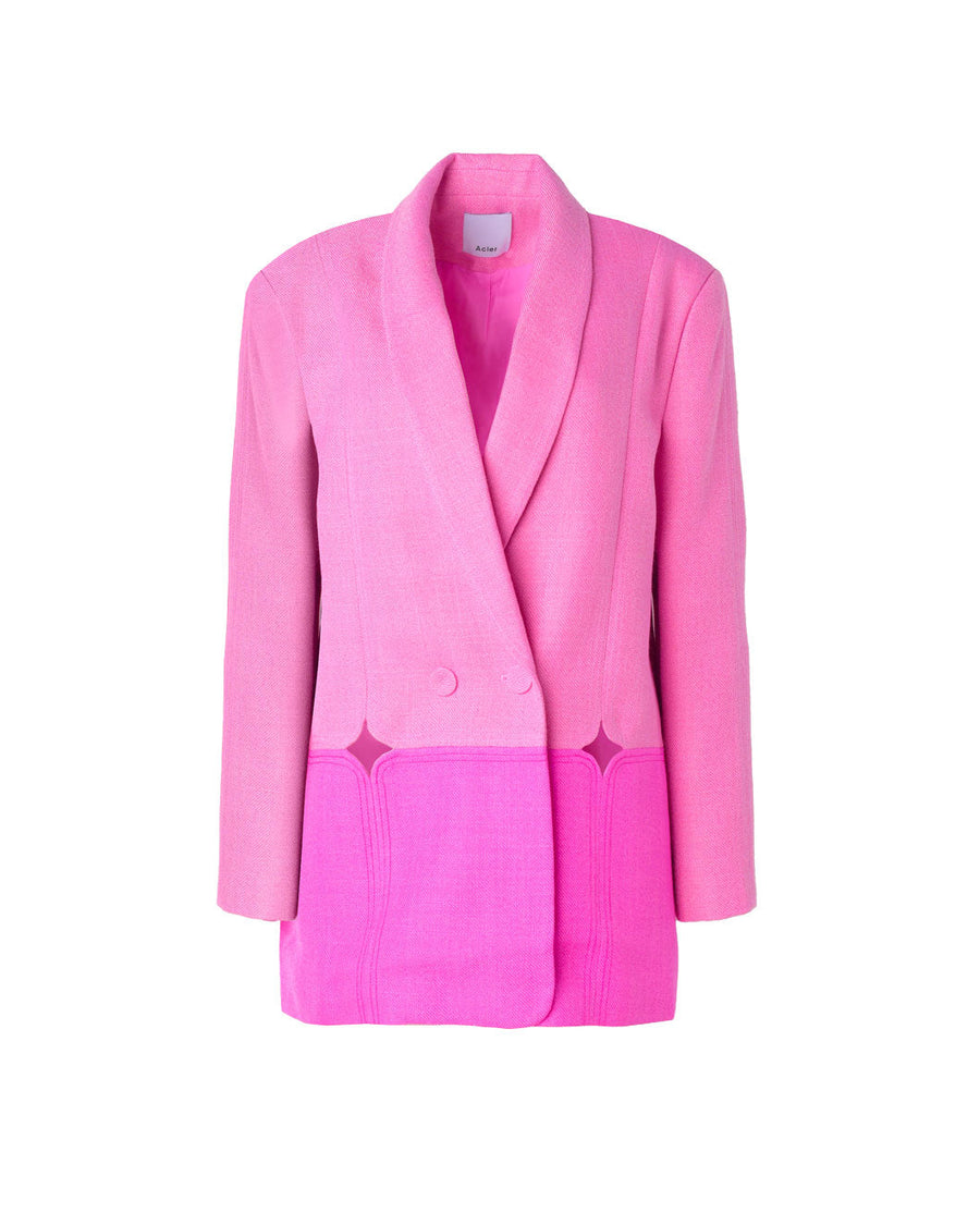 acler ashmore jacket pink