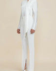acler new land pant white figure side