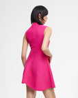acler rowe mini dress azalea pink dress on figure back