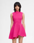 acler rowe mini dress azalea pink dress on figure front