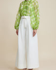 acler strathmere pant white figure side