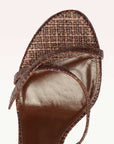 alexandre birman tita bell 55 brown sandal isolated detail