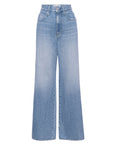 amo frida outlaw light wash blue jeans isolated
