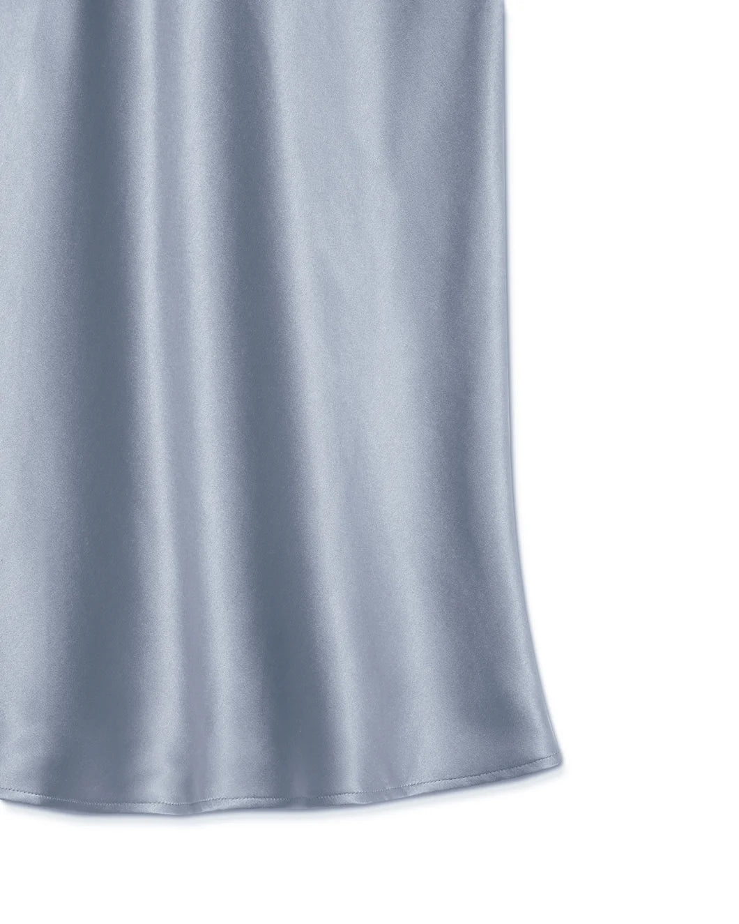 anine bing Bar midi Silk Skirt Pastel Blue