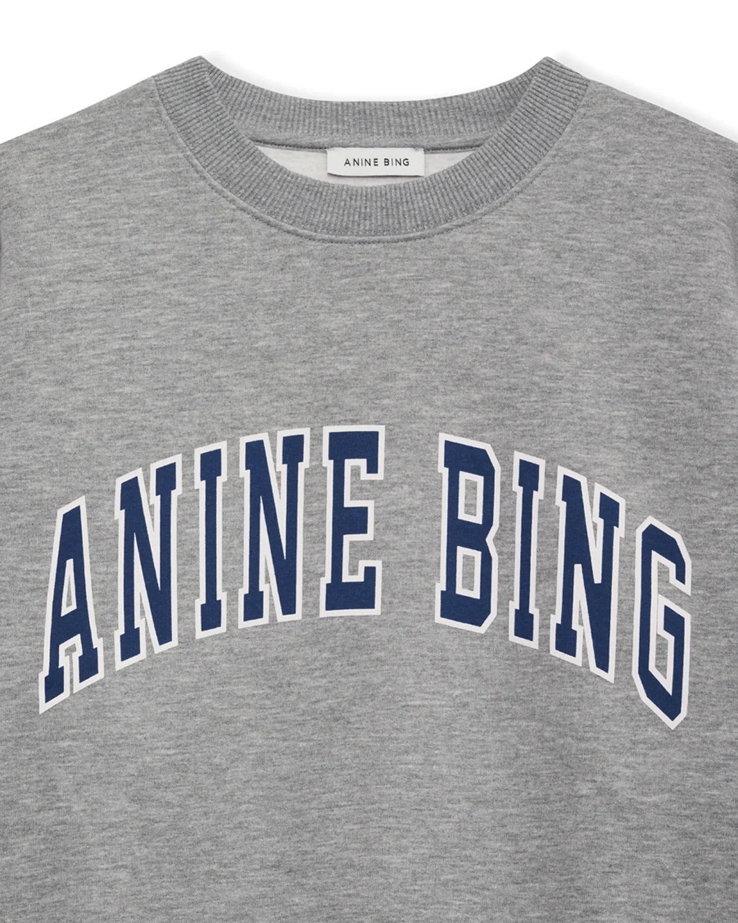 anine bing Spencer Sweatshirt heather grey