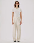 another tomorrow relaxed wide leg pants parchment pant on figure front