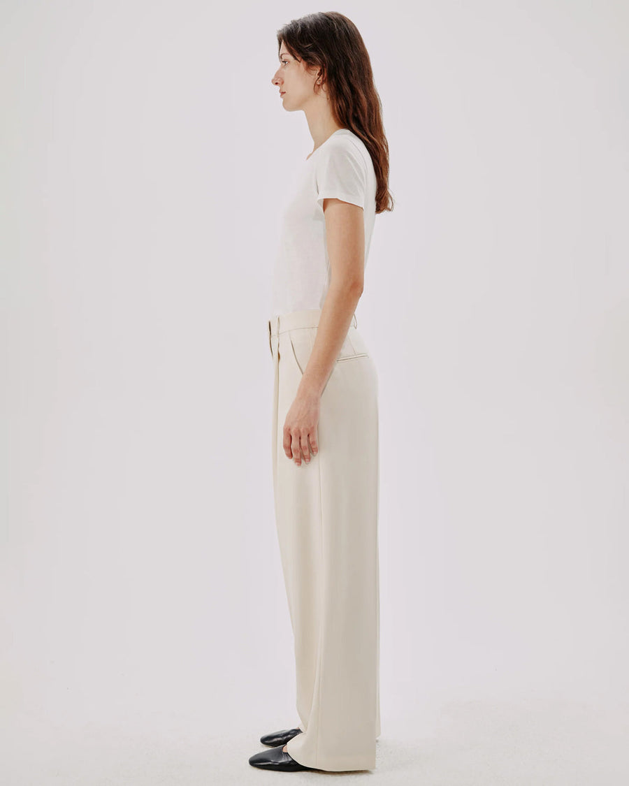 another tomorrow relaxed wide leg pants parchment pant on figure side