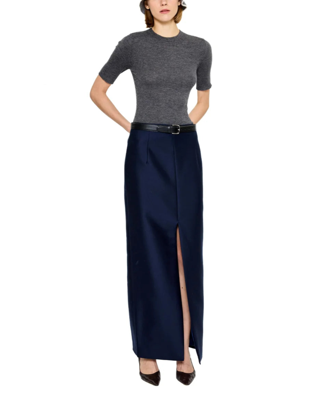 arch4 Belsize Top charcoal gray front