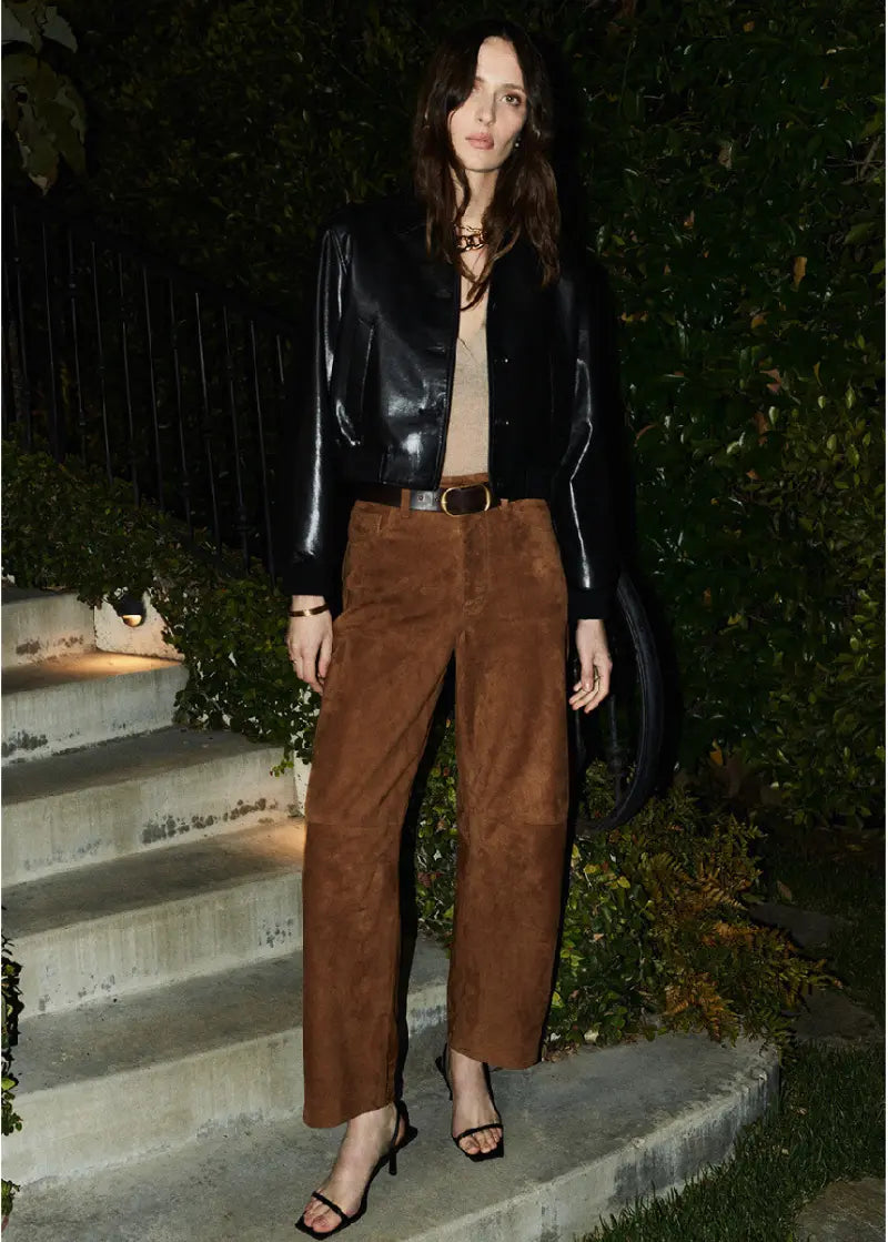 citizens of humanity - brown suede pants