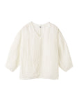 by malene birger mikala organic linen blouse white