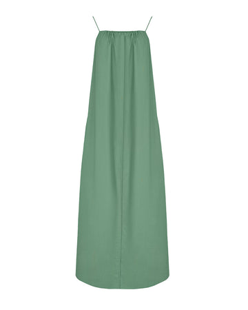 by malene birger lanney dress green isolated