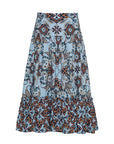 cara cara tisbury skirt blue floral front