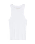 citizens of humanity isabel rib tank white on front