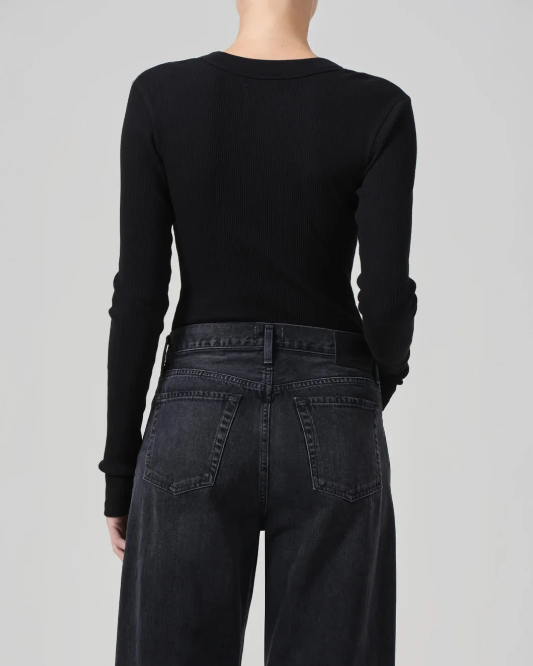 citizens of humanity Varra Henley Black back