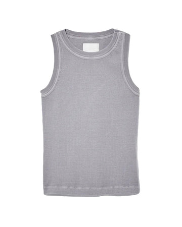 citizens of humanity isabel rib tank cyclone grey isolated