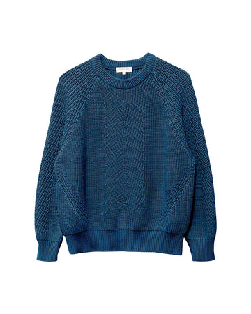 demylee chelsea sweater indigo blue