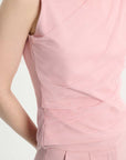 dorothee schumacher emotional essence II top light rose pink on figure side detail