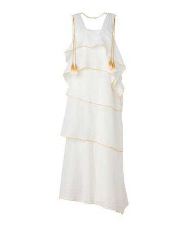 dorothee schumacher Summer Waves Dress white and yellow