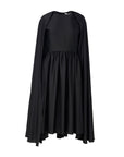 edeline lee mercury cape dress black