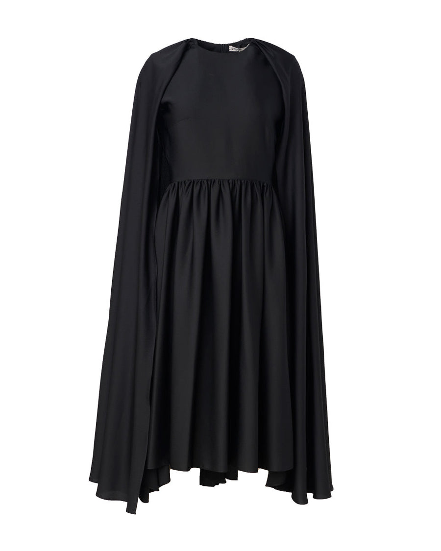 edeline lee mercury cape dress black