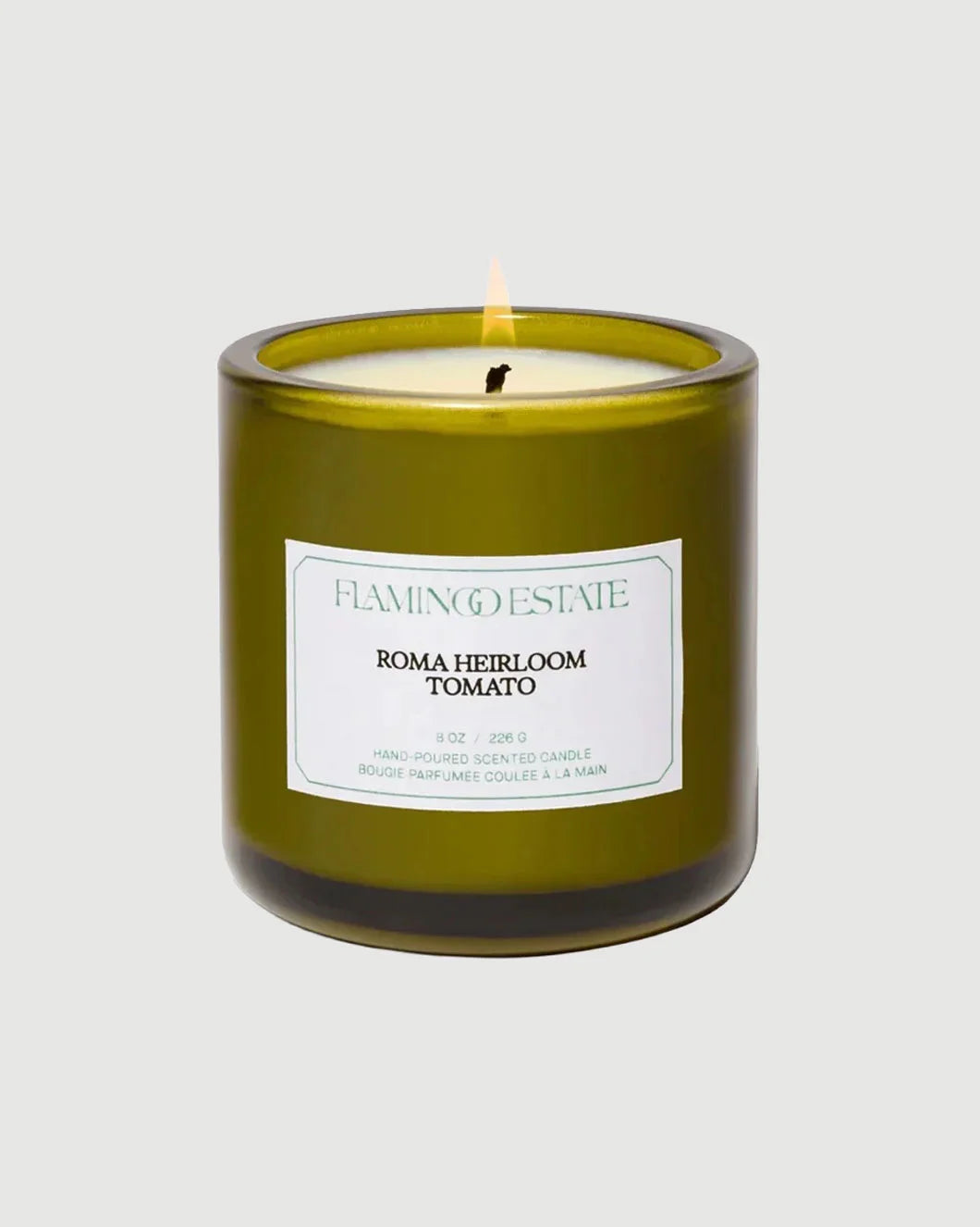 flamingo estate Roma Heirloom Tomato Candle isolated