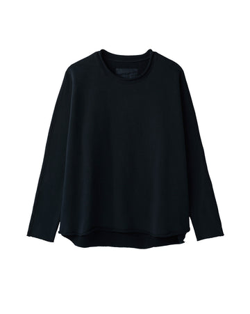 frank and eileen anna long sleeve capelet british royal navy blue top