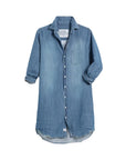 frank and eileen mary woven button up dress distressed vintage wash front