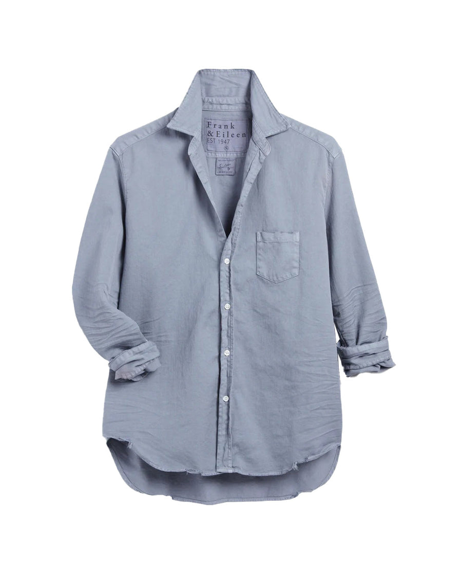 frank and eileen relaxed button up grey front
