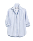 frank and frank and eileen eileen relaxed button up shirt blue and whitestripes