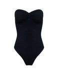 hunza g brooke one piece swimsuit strapless black