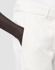 joseph textured viscose morissey trouser white figure detail