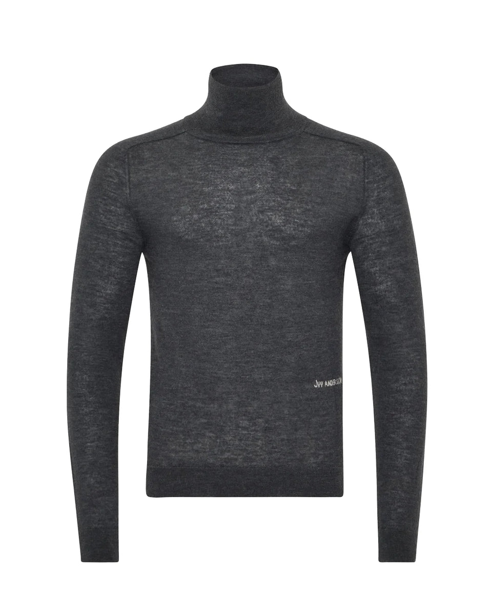 JW Anderson Turtleneck Jumper | Charcoal