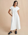 la ligne nyc Andie White Dress on figure front