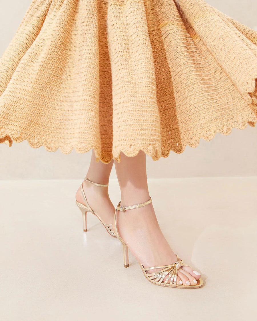 loeffler randall ada high heeled sandal gold